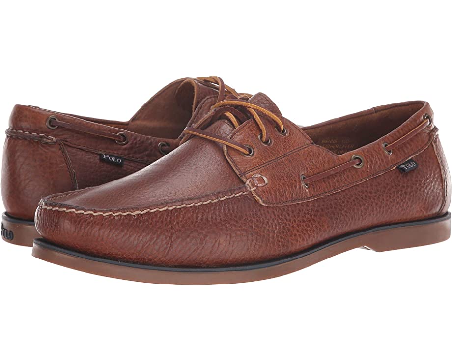 Лодочные туфли Bienne Boat Shoe Polo Ralph Lauren, коричневый