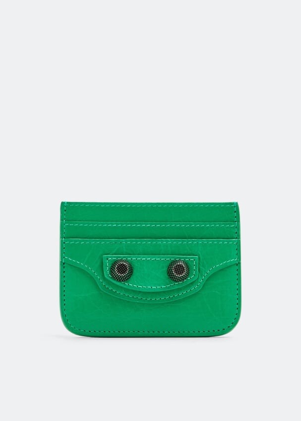 

Картхолдер BALENCIAGA Le Cagole card holder, зеленый