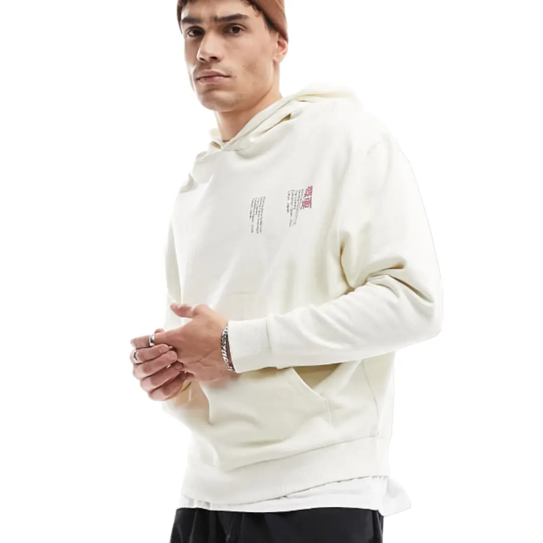 

Толстовка Asos Design Oversized, бежевый