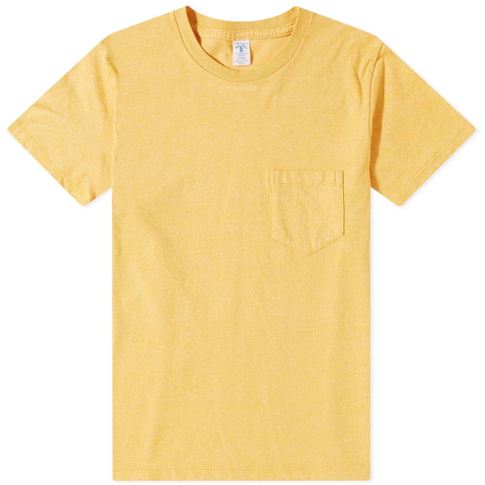 

Футболка Velva Sheen Twist Tubular Pocket Tee, Желтый