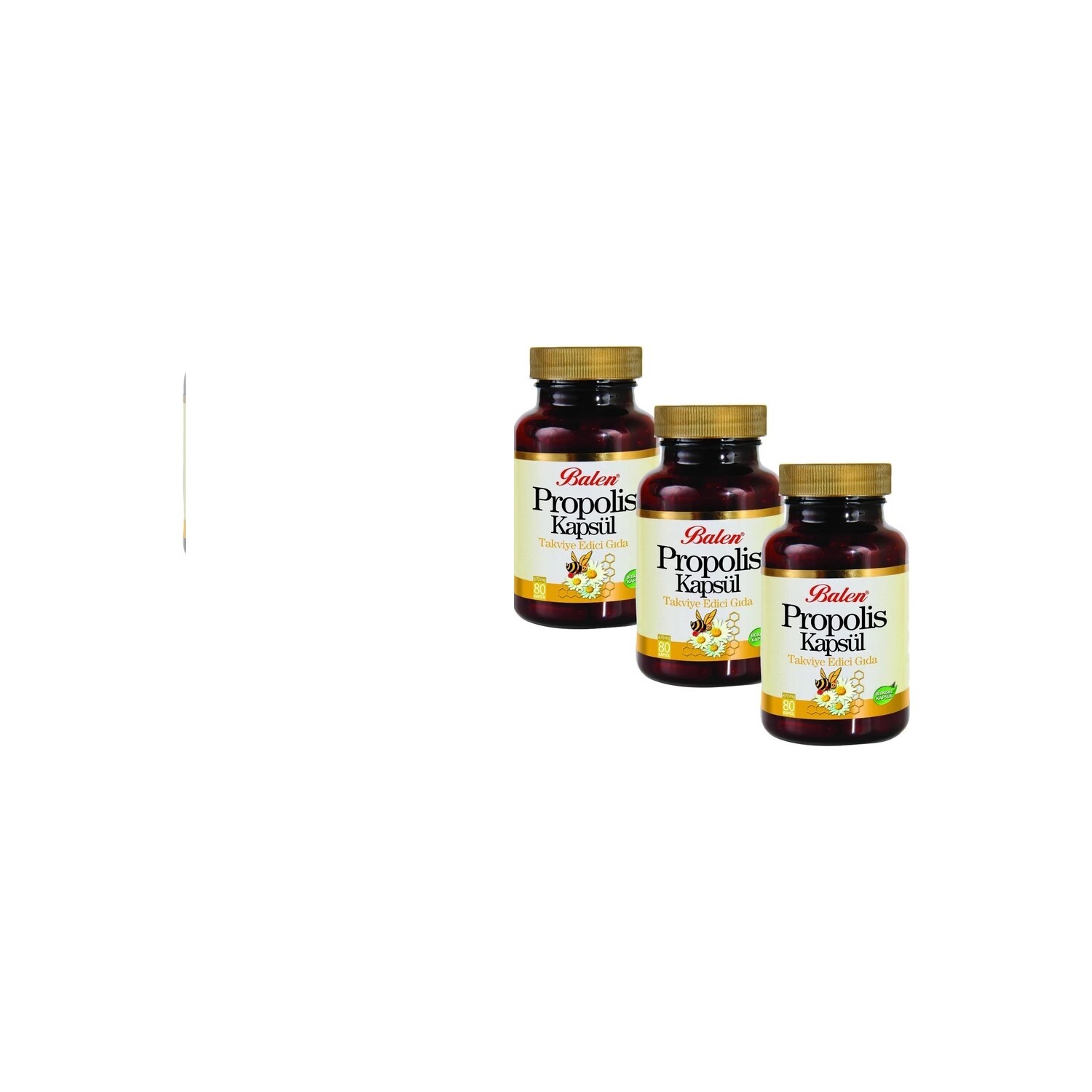 

Пищевая добавка Balen Propolis, 3 упаковки по 80 капсул
