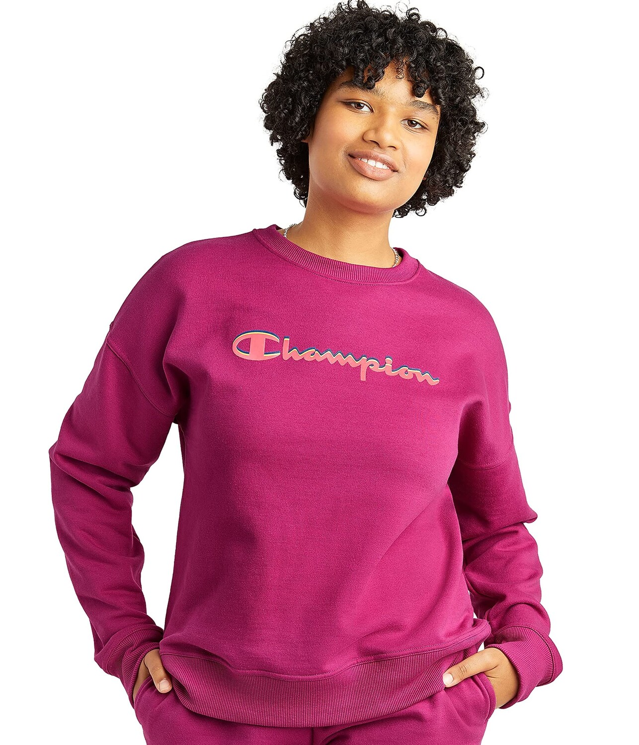 

Флисовый худи Champion, Powerblend Relaxed Crew