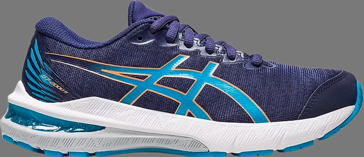 Кроссовки gt 2000 11 gs 'indigo blue island' Asics, синий - фото