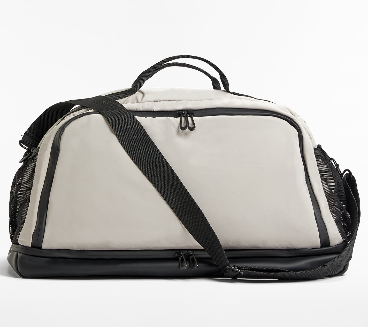 Спортивная сумка Oysho Front Pocket Technical, белый, черный