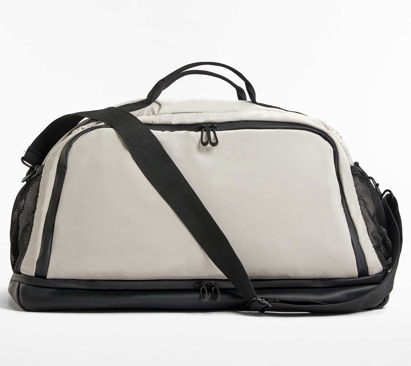 

Спортивная сумка Oysho Front Pocket Technical, белый, черный