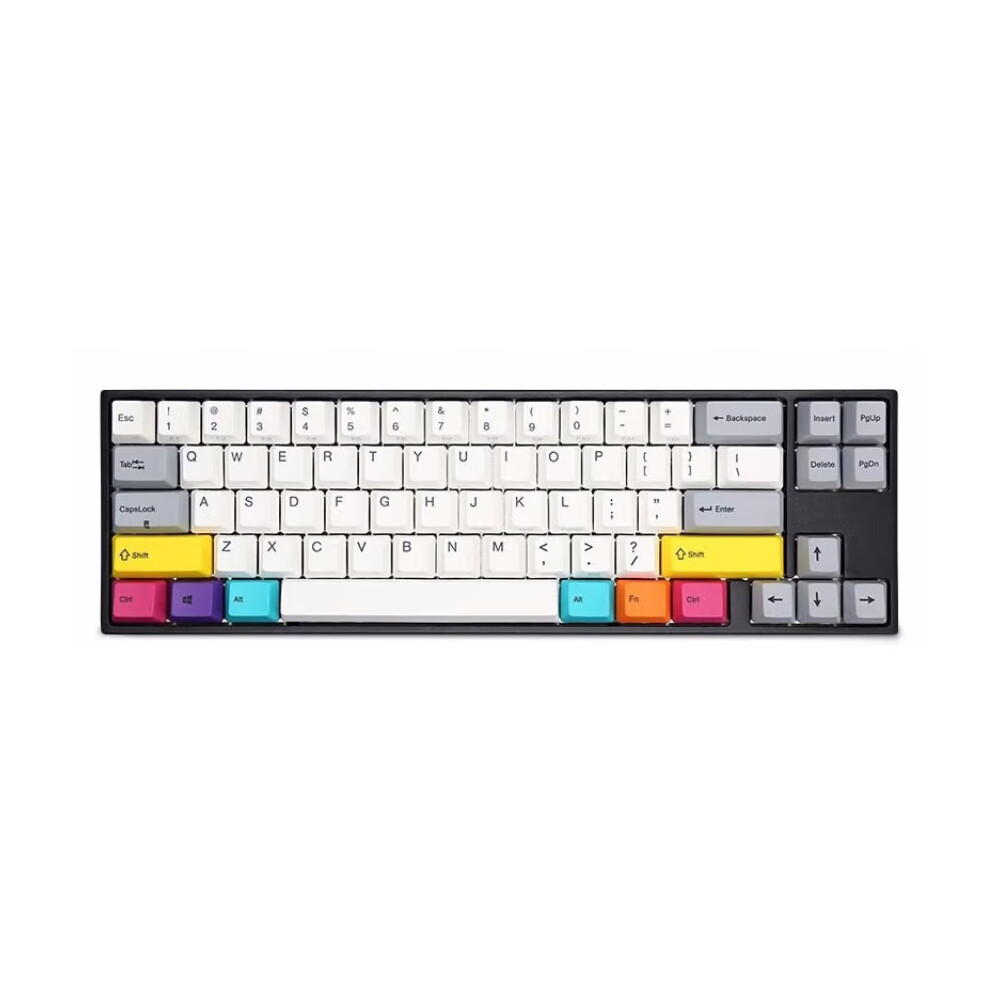 

Механическая игровая проводная клавиатура Varmilo CMYK 68, EC V2 Daisy, белый/черный, английская раскладка