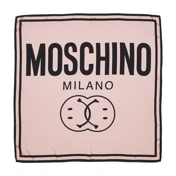 

Шарф scarf 90x90 cm Moschino, черный