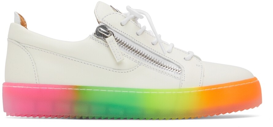 

Белые кроссовки Frankie Giuseppe Zanotti