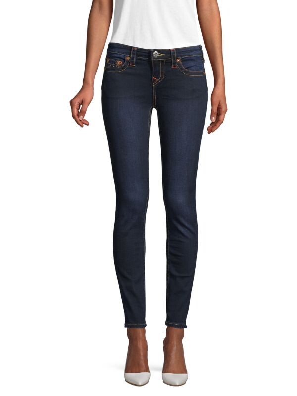 

Джинсы - Cкинни True Religion Halle со средней посадкой, minimal blue