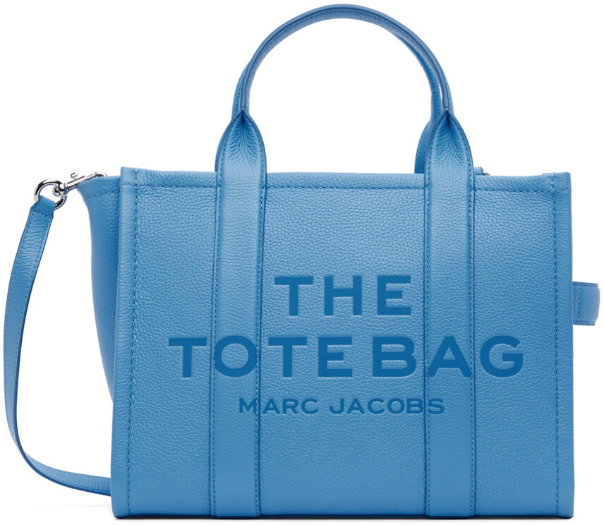 

Синяя большая сумка-тоут The Tote Bag среднего размера Marc Jacobs, Синий