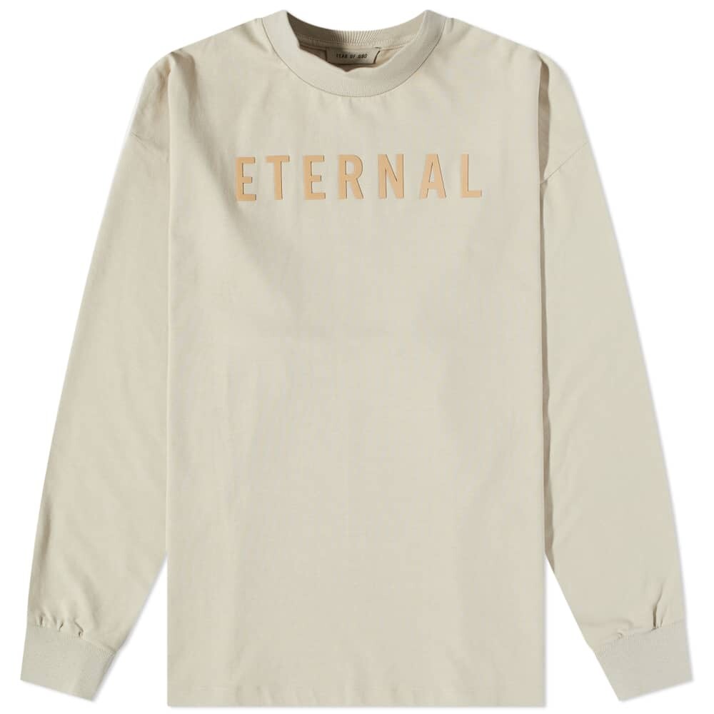 

Футболка Fear of God Long Sleeve Eternal Cotton Tee, Серый