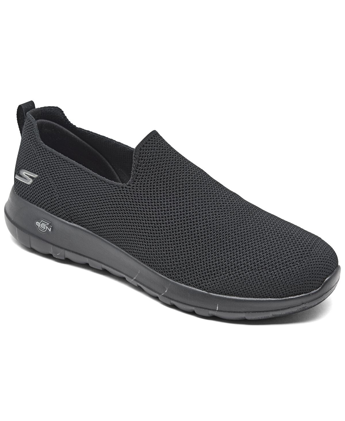 

Мужские прогулочные кроссовки gowalk max slip-on от finish line Skechers, черный
