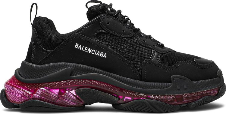 Balenciaga triple hot sale s clear pink