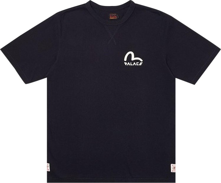 

Футболка Palace x Evisu T-Shirt 'Black', черный