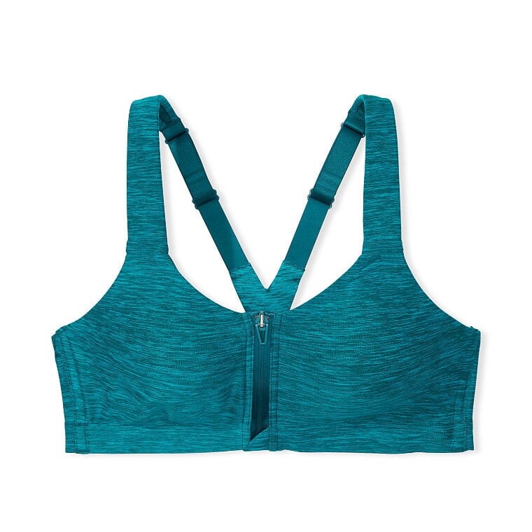 

Спортивное бра Victoria's Secret Knockout Front-Close Heathers, бирюзовый
