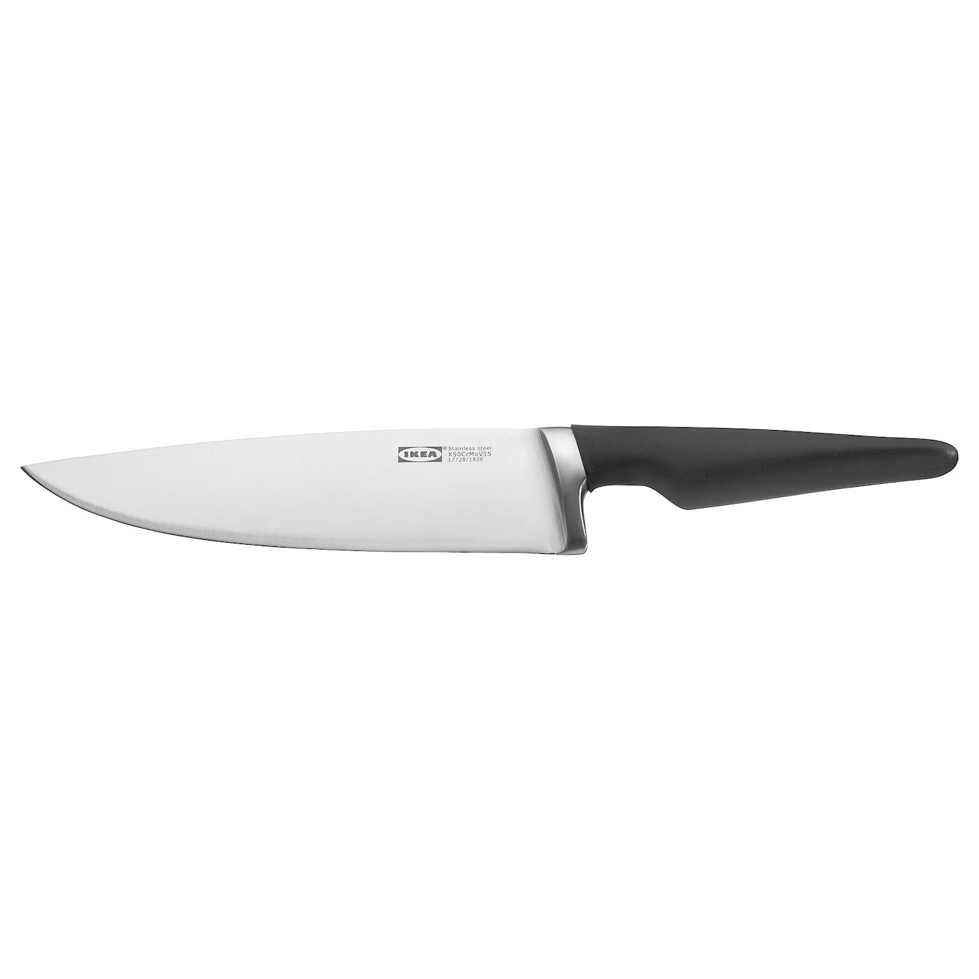 VÖRDA ВЁРДА Нож поварской, черный, 20 см IKEA
