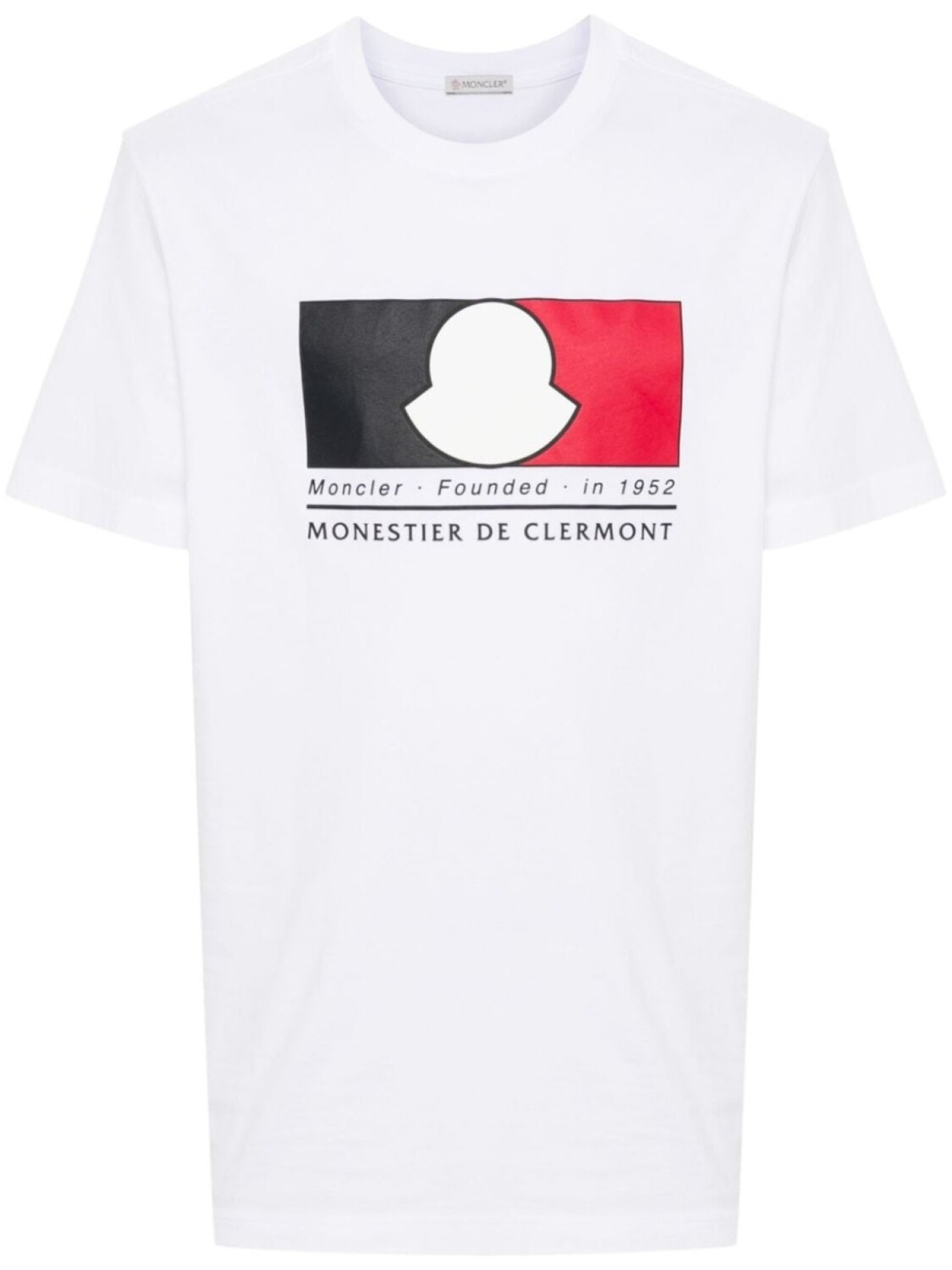 

Moncler футболка с логотипом, белый