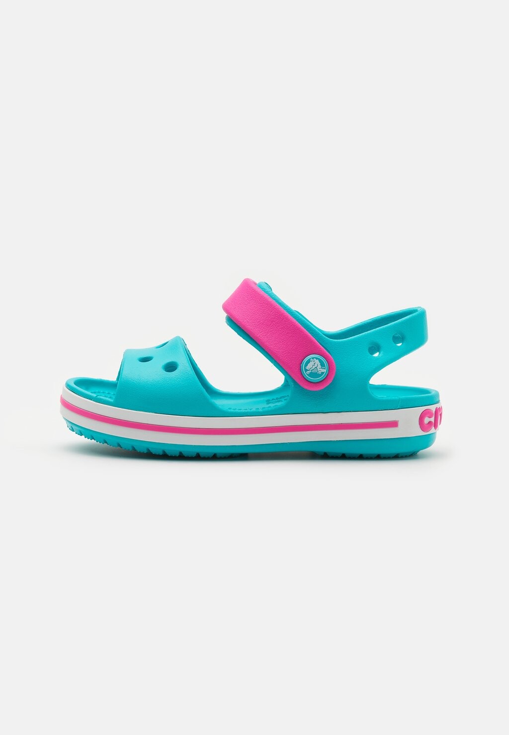 

Шлепанцы CROCBAND SANDAL KIDS Crocs, цвет digital aqua