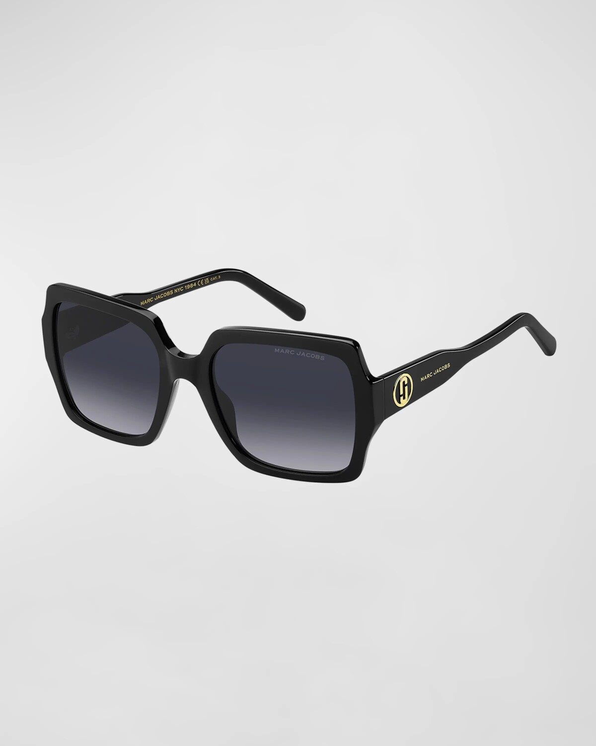 

Marc 731S Квадратные солнцезащитные очки из ацетата Marc Jacobs, цвет Black
