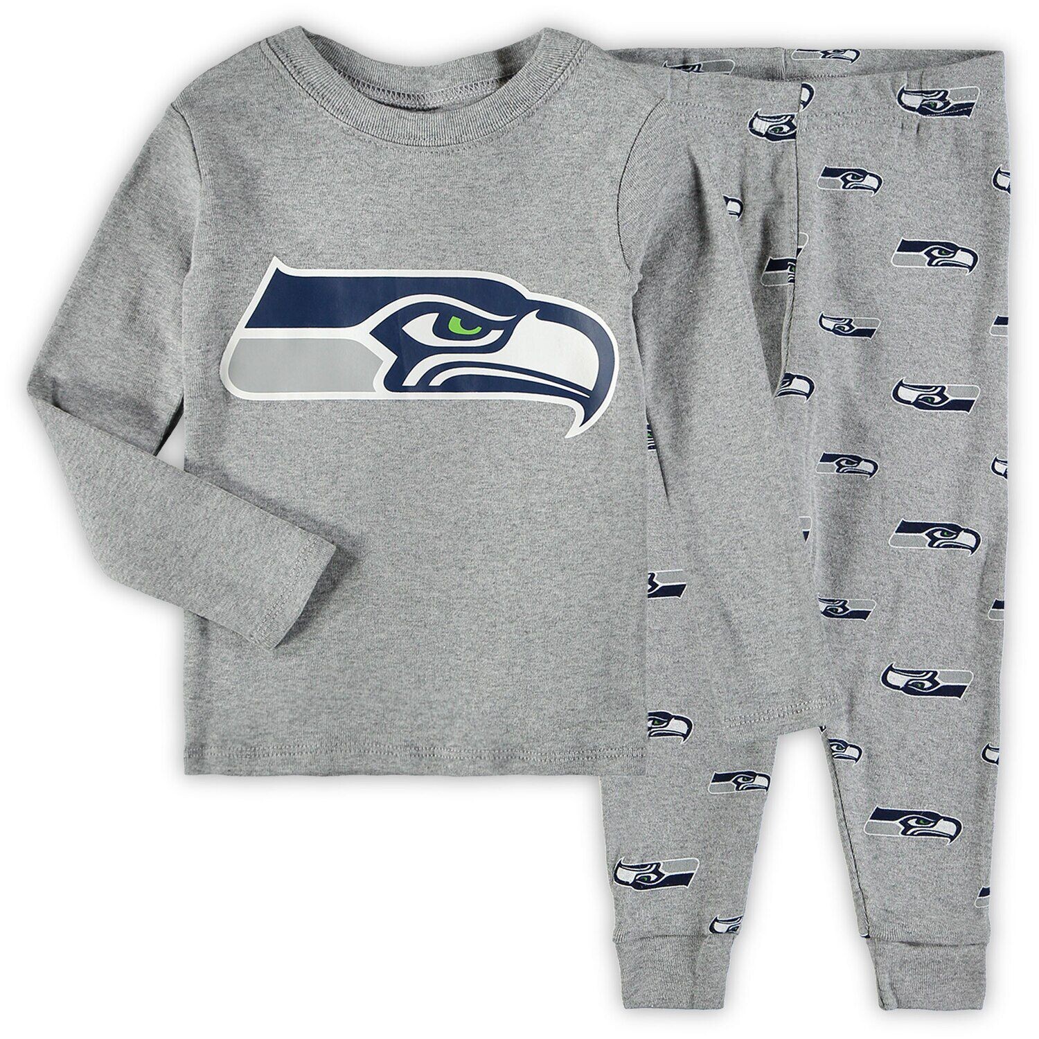 

Серый спальный комплект Seattle Seahawks с принтом для малышей Outerstuff