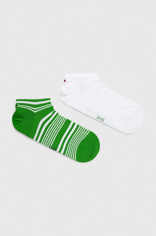 Носки , 2 пары Tommy Hilfiger, зеленый носки wilson 2 пары зеленый