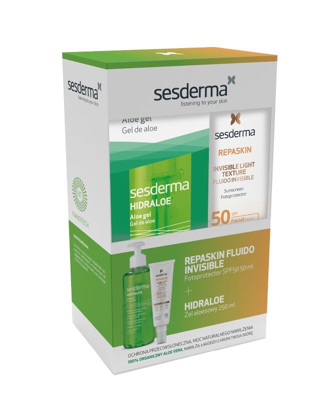 

Sesderma Repaskin Fluido Invisible Fotoprotector SPF50 набор для ухода, 1 шт.