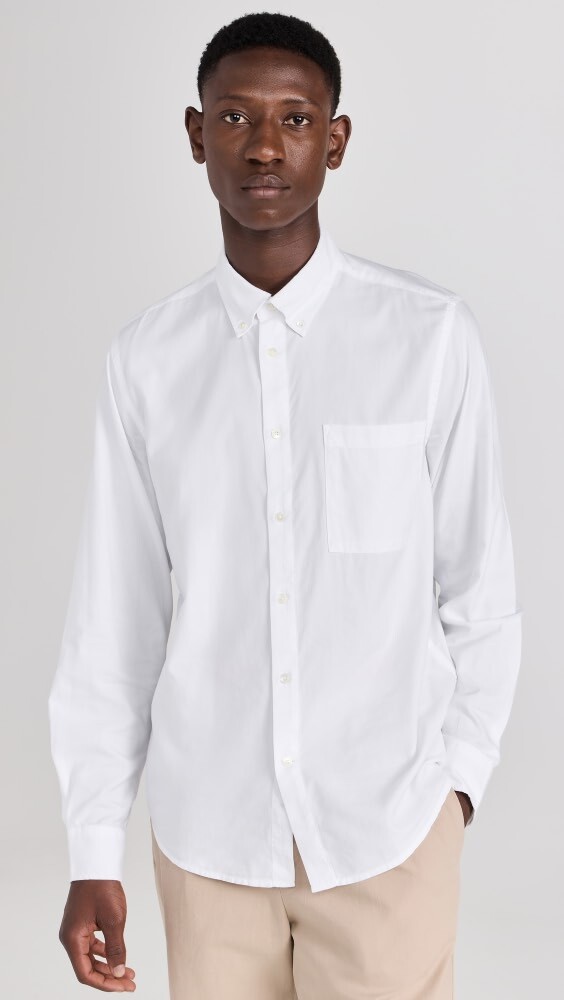 

Рубашка NN07 Arne Twill, белый