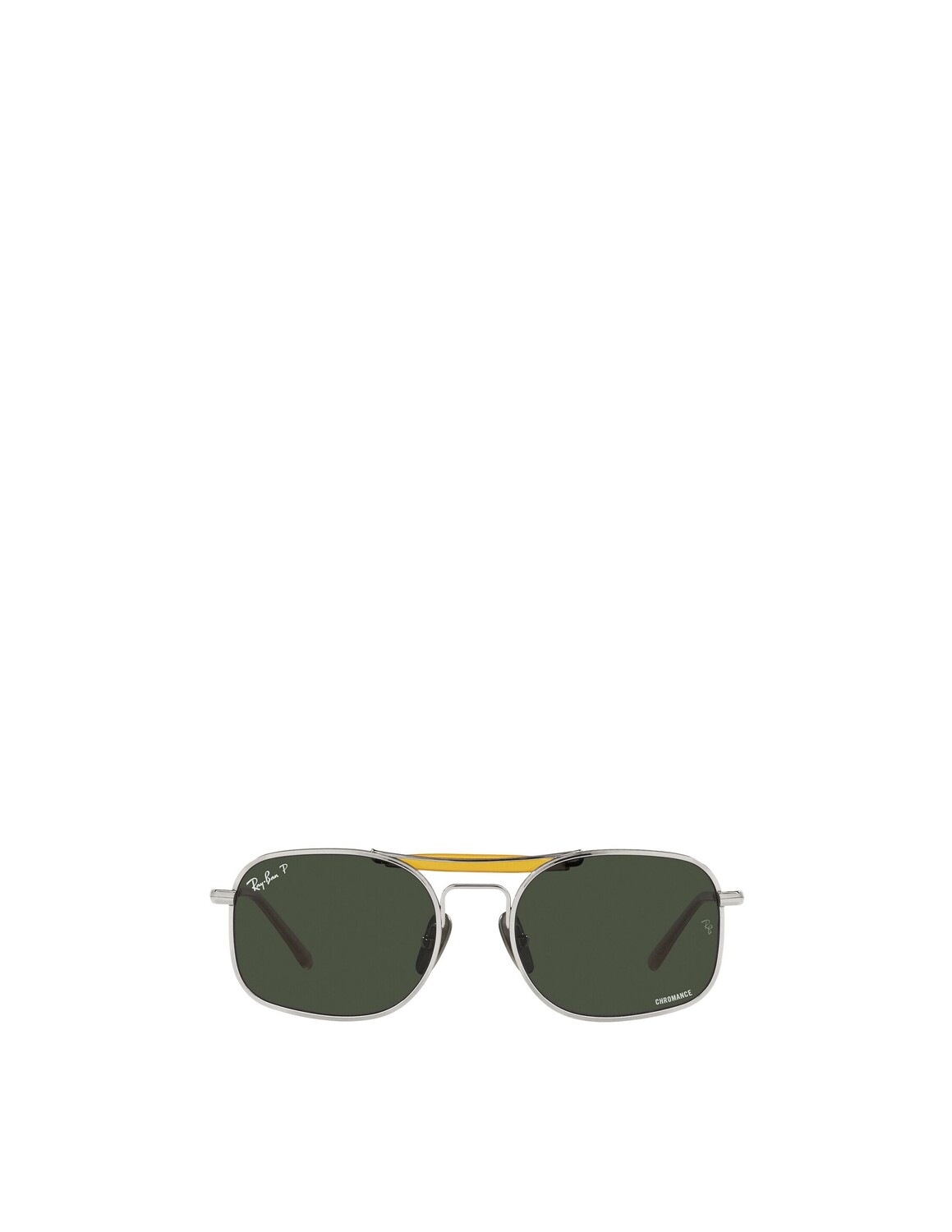 

Солнцезащитные очки Ray-ban Титан квадратные Ray-Ban, серебряный