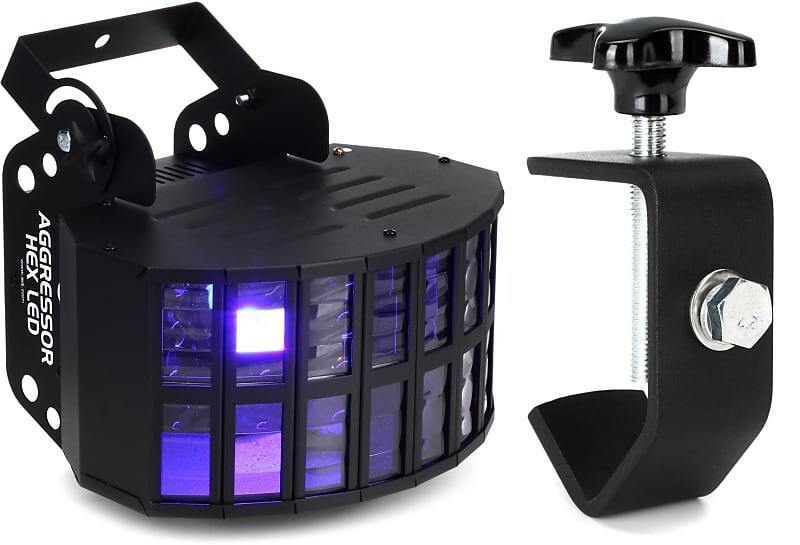 

ADJ Aggressor HEX LED RGBCAW Beam Effect Комплект с ADJ C-Clamp American DJ AGG255=1 C-CLAMP=1