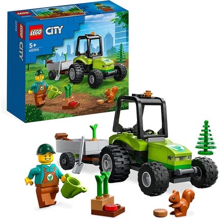 

Конструктор Lego 60390 City Park трактор с прицепом, для детей старше 5 лет