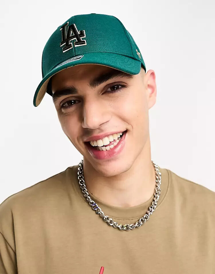 

Бейсболка с вышивкой 47 Brand LA Dodgers, бирюзовый