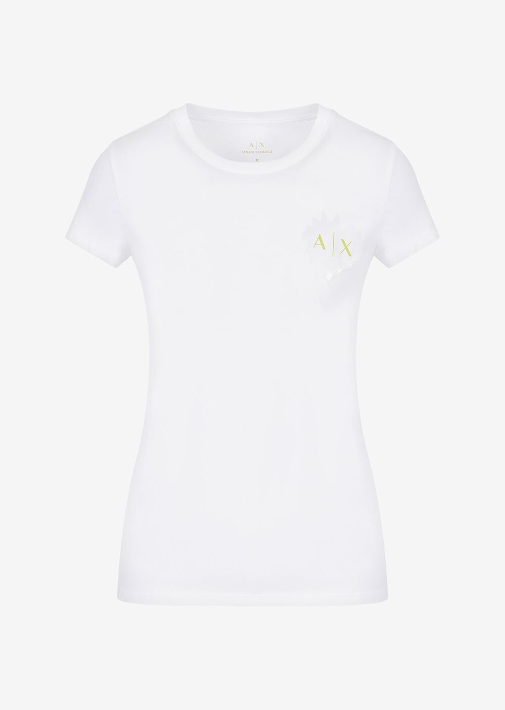 

Приталенные футболка Armani Exchange, белый