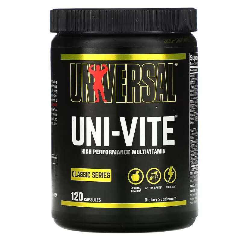 

Мультивитамины Universal Nutrition Uni-Vite, 120 капсул