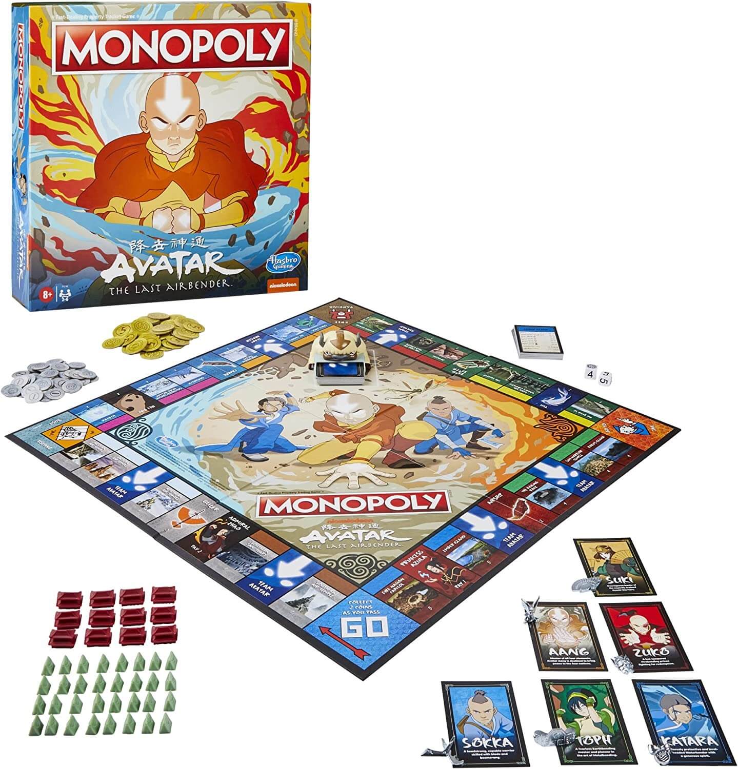 Настольная игра Hasbro Gaming Monopoly: Avatar Nickelodeon The Last  Airbender Edition – заказать по доступной цене из-за рубежа в  «CDEK.Shopping»