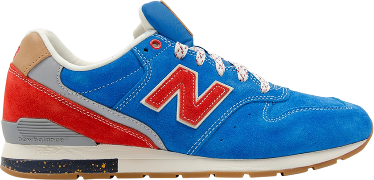 Кроссовки New Balance 996 'Blue Red', синий - фото