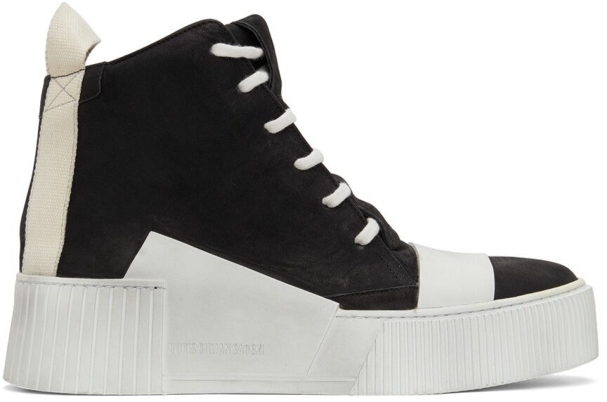 

Высокие замшевые кеды Bamba 1.1 Black & Off-White Boris Bidjan Saberi