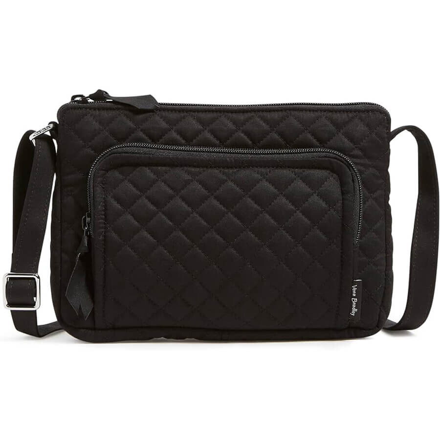 

Сумка Vera Bradley Cotton Little Hipster Purse with RFID Protection, черный
