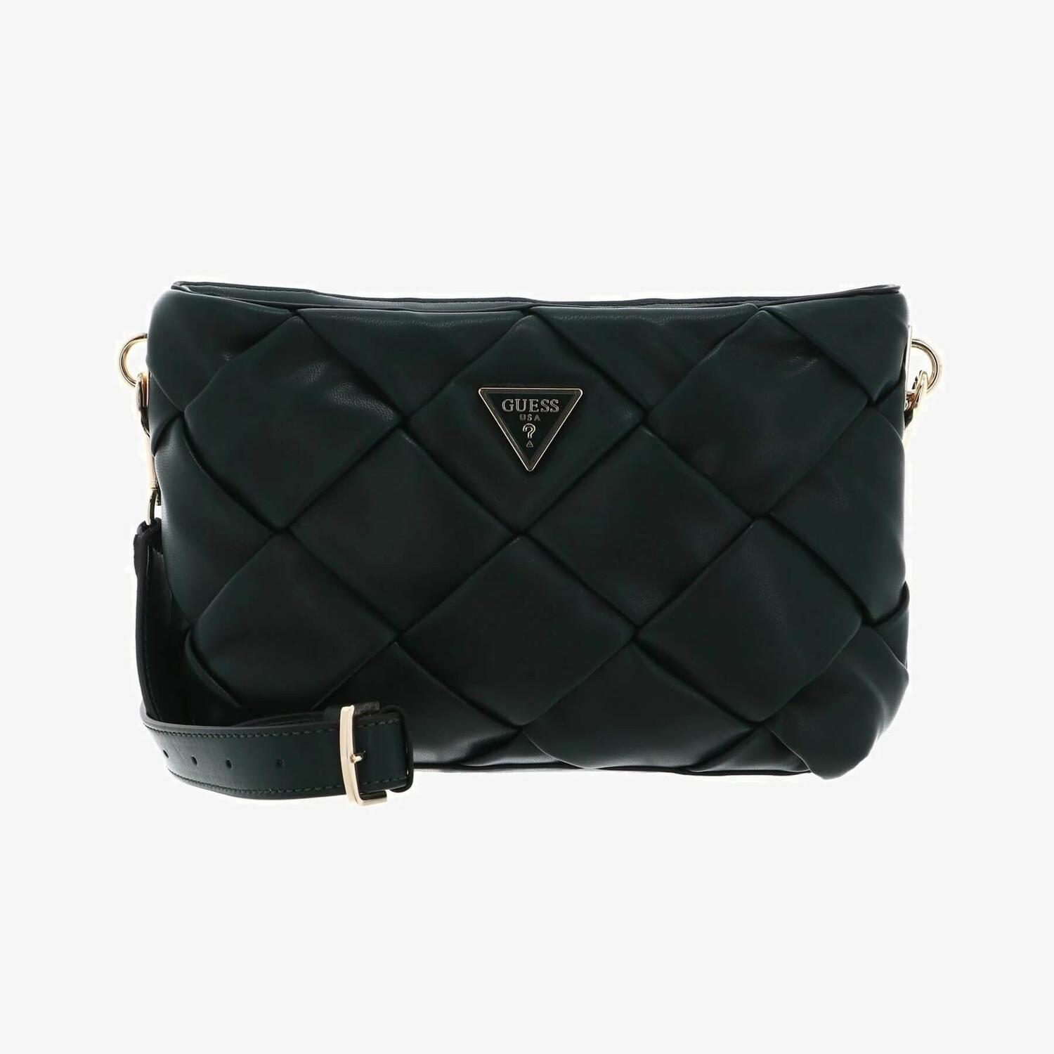 

Сумка кросс-боди Guess Top Zip, темно-зеленый