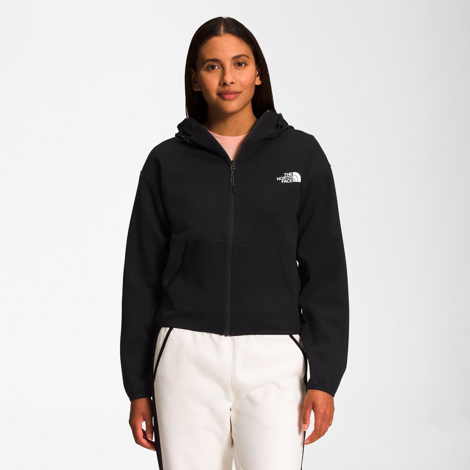 

Женская худи The North Face Tech с молнией во всю длину, черный
