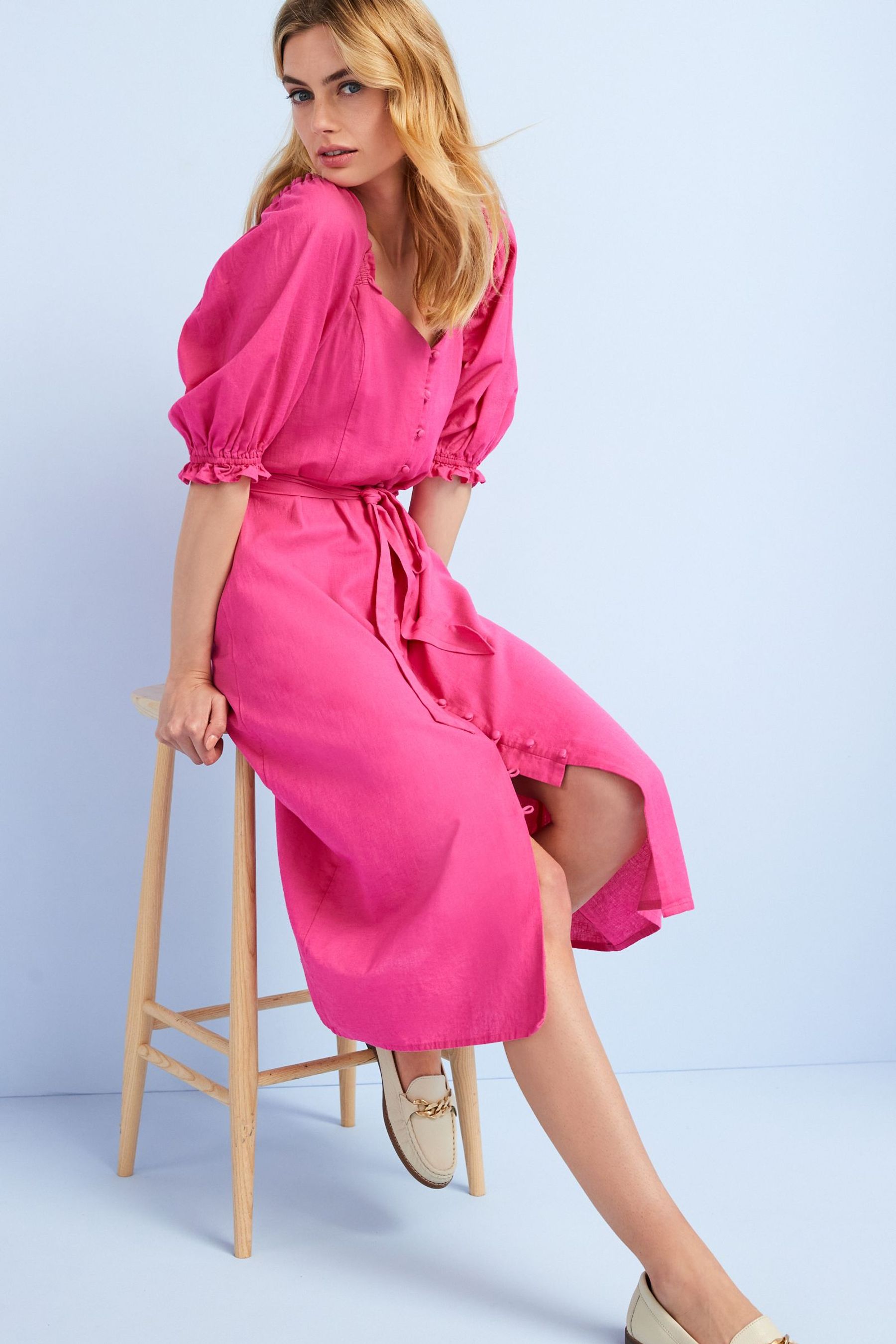 Многослойное платье средней длины Next, розовый худи средней длины размер 104 розовый