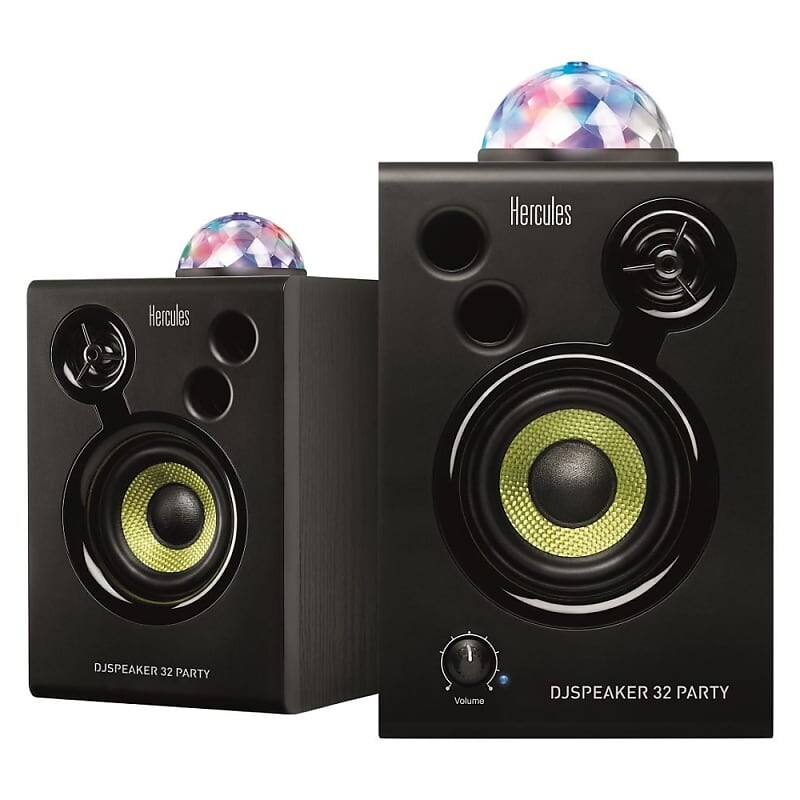

Hercules DJSpeaker Monitor 32 Party Pack со встроенным освещением для вечеринок AMS-DJMONITOR-32-PAR