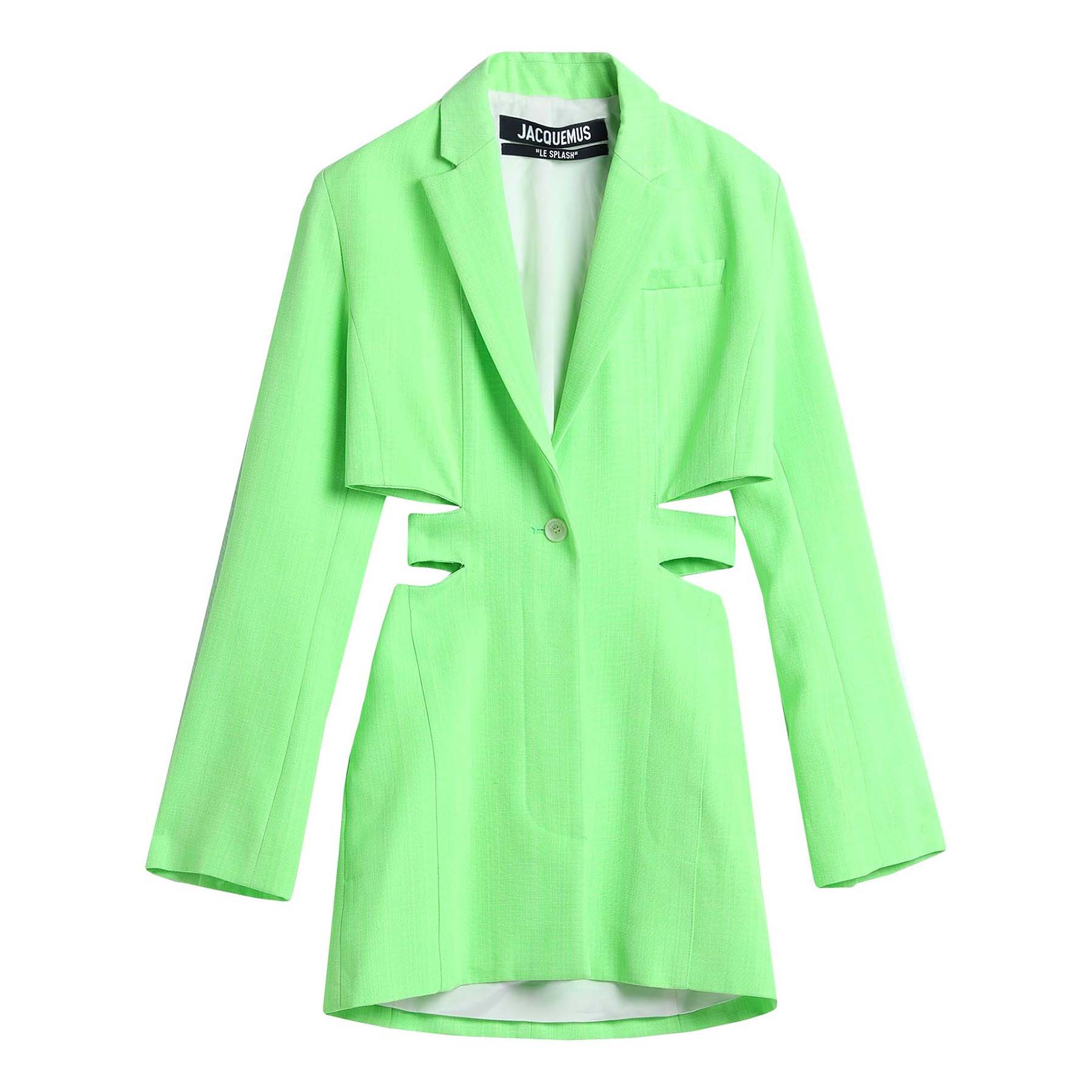 Платье-блейзер Jacquemus, светло-зеленый платье jacquemus office белый