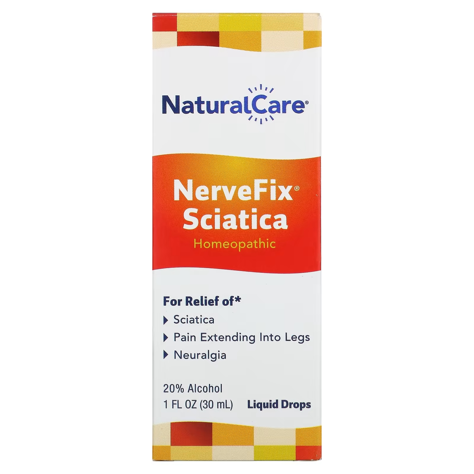 NatraBio NerveFix Sciatica натуральное средство от ишиаса и неврологических болей, 30 мл natrabio средство от ишиаса и невралгии 1 жидкая унция 30 мл