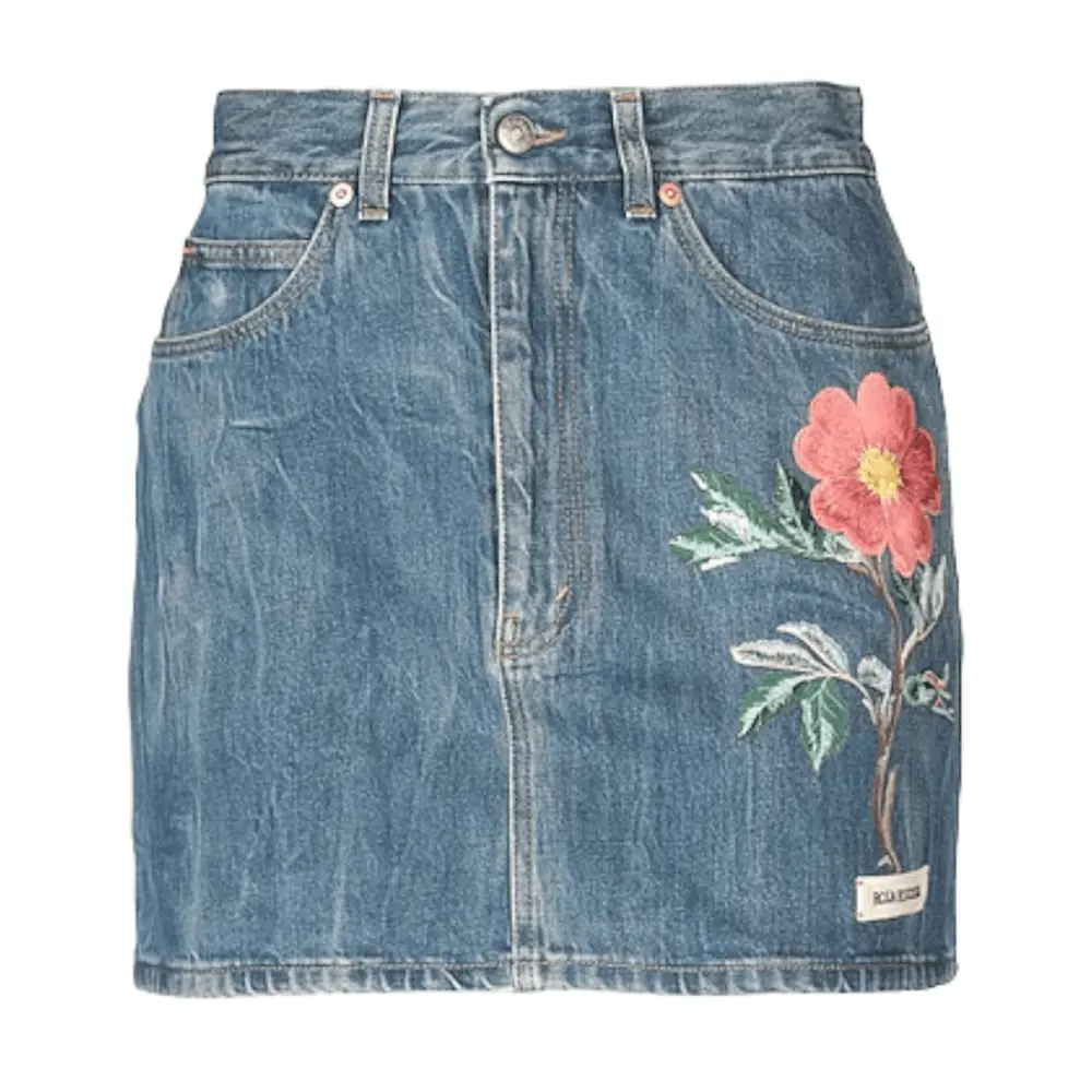 

Юбка Gucci Denim, голубой