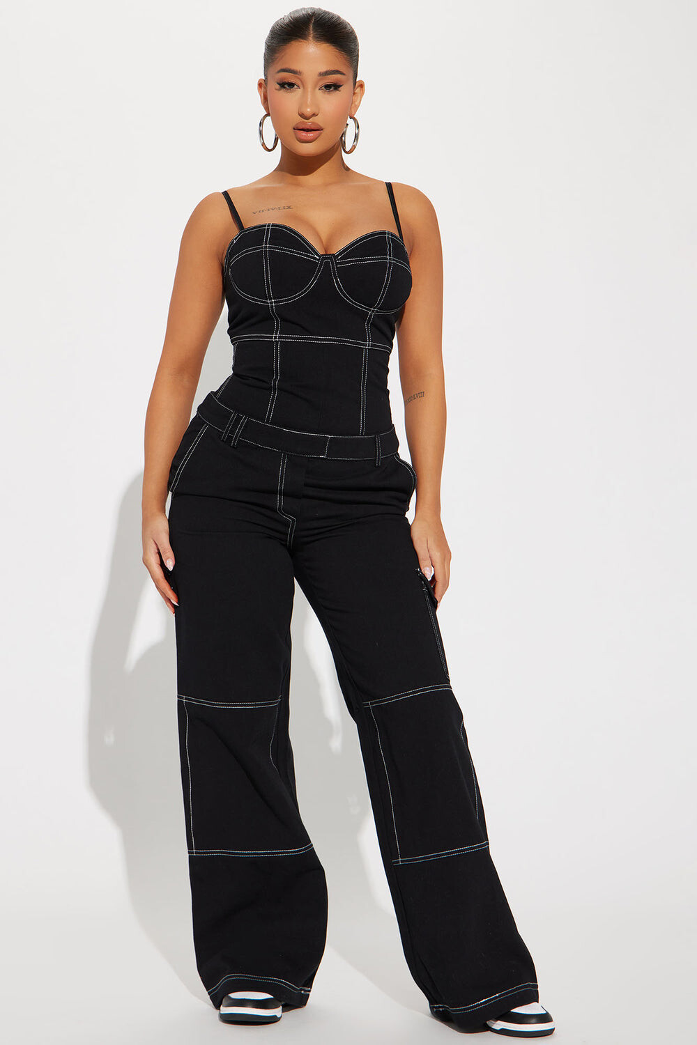 

Брюки карго Fashion Nova GW22C1414, черный