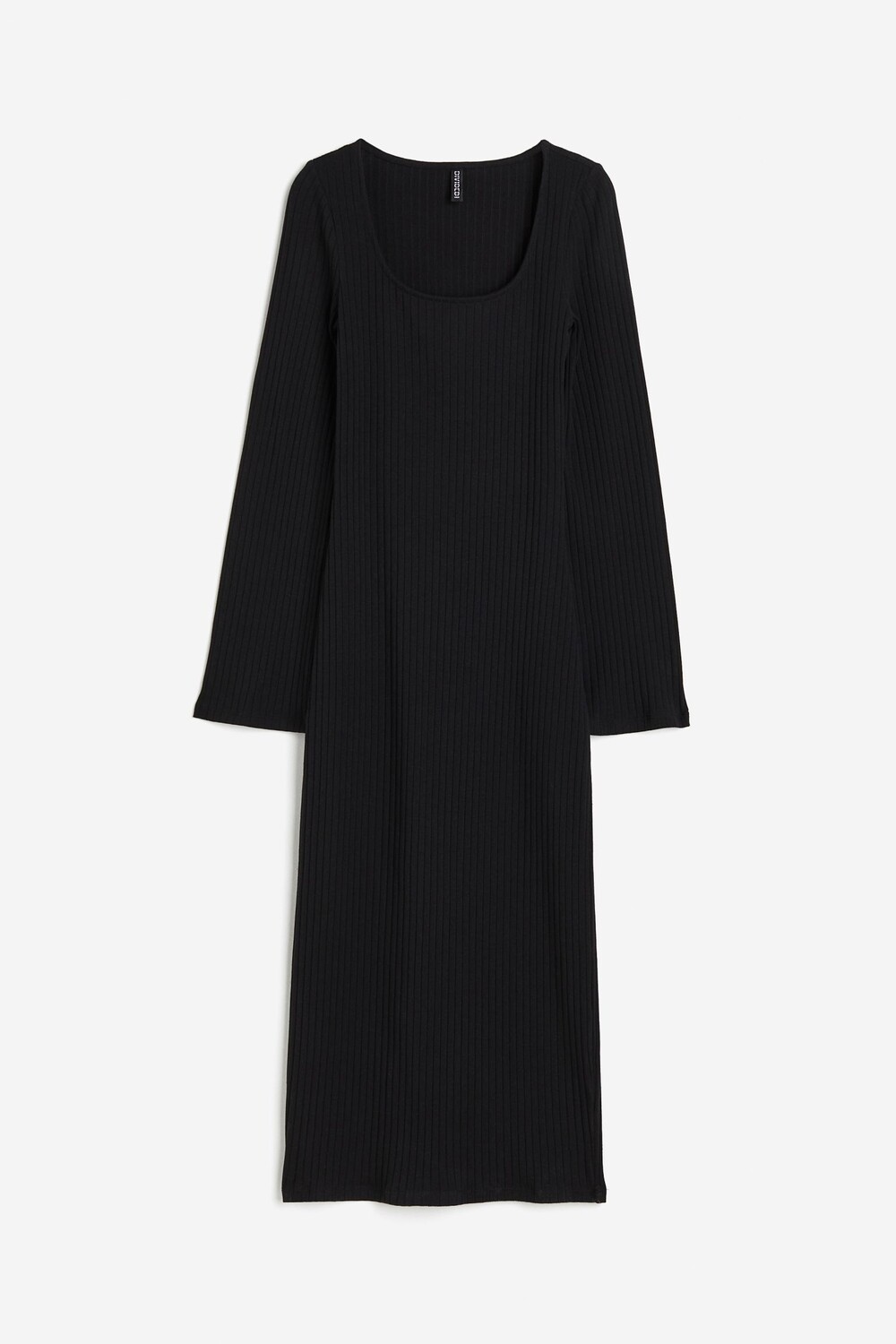 

Платье H&M Ribbed Bodycon, черный