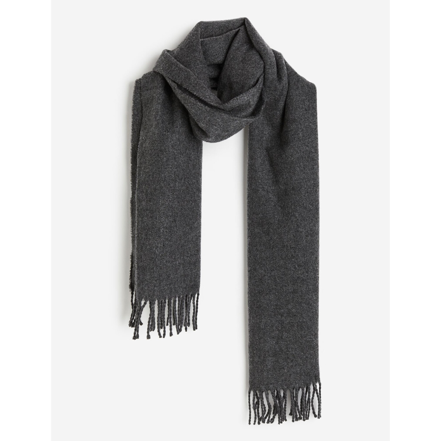

Шарф H&M Solid-color, темно-серый