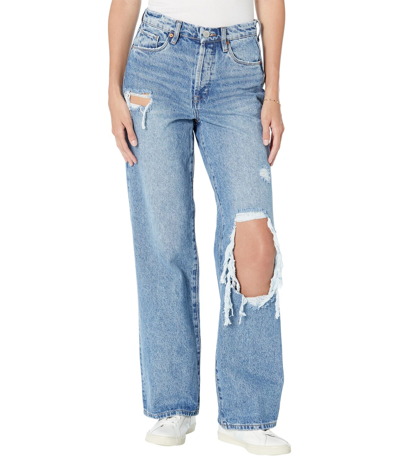 

Джинсы Blank NYC, The Franklin Wide Leg Longer Inseam Jeans in Cruise Control