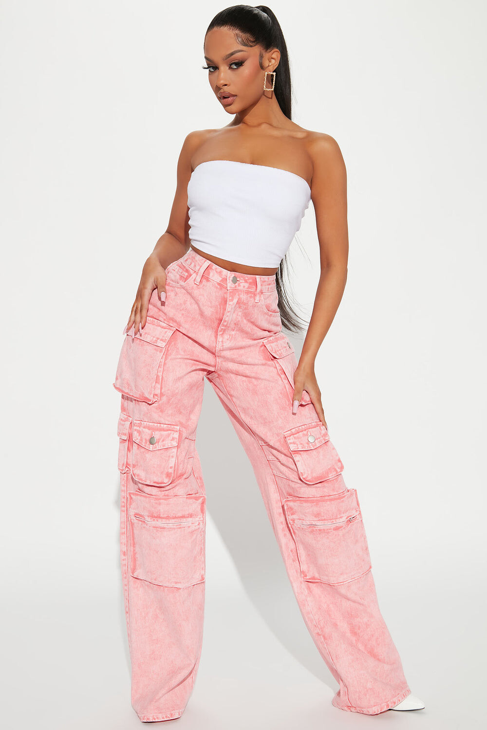 

Джинсы Fashion Nova DT14T, розовый