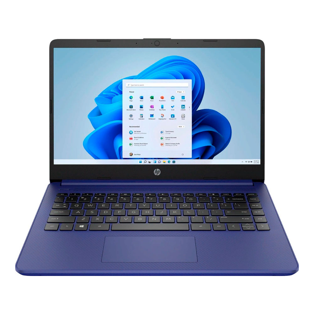 Ноутбук HP Laptop 14-dq0055dx, 14, 4Гб/64Гб, Intel Celeron N4120, Intel UHD Graphics, синий, английская клавиатура ноутбук asus vivobook go 14 e410m 14 4гб 256гб celeron n4020 intel uhd черно синий английская раскладка